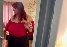 gorda peruana pelirroja's huge tits milk your load cowgirl style