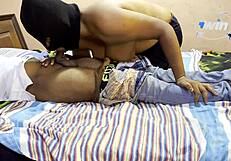 Finally hotel fun with my big tits milf girlfriend drinking her milk after getting drunk