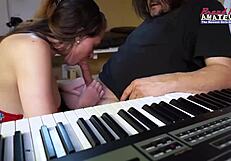 oh man, petite busty cloe sucking that cock... then her wet pussy gets drilled so deep!!