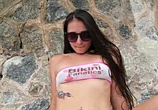 hey check out this redhead amateur in cfnm giving a hot handjob blowjob