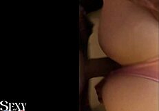 WOW! FRENCH SLUT DEEPTHROATS in BLACK SATIN PANTIES then ASS TO MOUTH SEX TOYS!