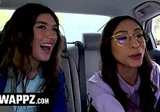 Aubry Donatello Sona and Tony Dive into Naughty Orgy Blowjobs and Anal!