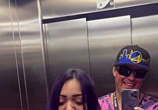 damn this athletic latina with big tits takes my gaucho milk creampie after lingerie fitness fuck