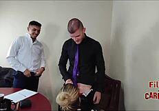 wet milf employee bareback big ass pussy fucked blows everyone sofa test