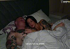 hey while hubby's snoring why not let stepdaddy fuck your tight teen hole next door?
