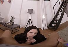 caroline mann grabs toy from sex shop and hops straight onto throbbing cock for wild ride