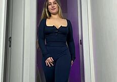 check out this latina's big ass in super tight leggings