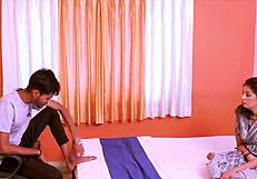 Mature Desi Teacher Tempts Young College Pupil