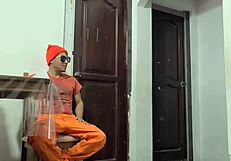 i fuck sexy delivery guy's huge cock deep in my latina ass