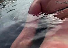 this stranger feeds my cum straight to the fish