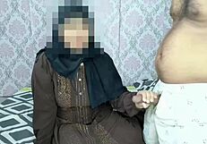muslim hijab stepsis fucks hindu stepbro on rakshabandhan with big cock creampie!