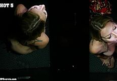 Gloryhole Girl Swallows Nine Big Black Cock Loads Cumshot