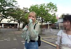 cute blonde gal shakes plump ass cums hard four loads
