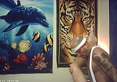 Behind Scenes Asian Babe Nerd Fucks Italian Machine Pornstar Glasses Gloves Natural Tits