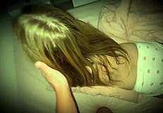 Virgin Deflowered by 58-Year-Old Bearded Man Dark Room