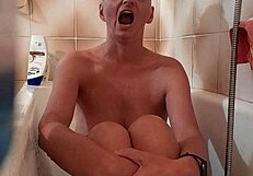 milf rimjobs young guy then takes facial cumshot load