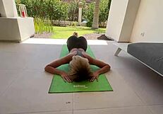 discover hidden desires as yoga teacher bends over for monster cock creampie fantasies