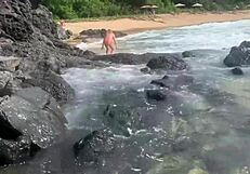 this stranger feeds my cum straight to the fish