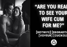 Wife trembles with desperate lust fucked hard by bull before crying husband