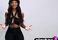 Huge Tits Black Milf September Reign Fingers Wet Pussy Passionately!