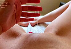 Close-up clit licking tease leads to squirting orgasm compilation