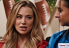 you lost the bet, now lick my pussy with your three tongues!