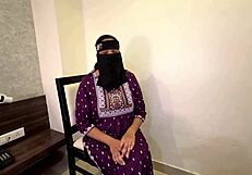 Viral Village Muslim Burka Girl Big Ass Tits Sex In Oyo Hotel Bedroom Close Up