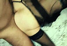 Beautiful milf wife anal sex in sexy lingerie