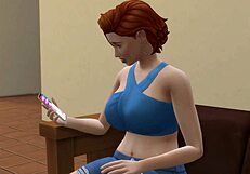 sims redhead milf cheats fucks massive bbc ignoring husband