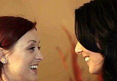 karlie montana and zoey holloway lick shaved pussies in scissoring play