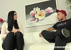 i'm obsessed with this hot brunette's body from her czech casting interview