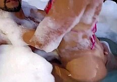 Latina Milf Craves Jacuzzi Fuck with Big Cock Creampie Ride