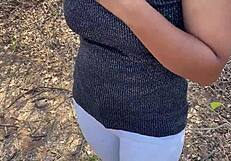 My huge Indian dick ravages big ass desi beauty in jungle