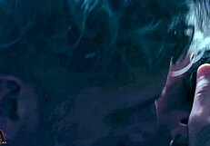 you won't believe how this curvy brazilian brunette putinha rides and gets cum on her big ass and tits