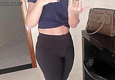 Horny For Legging Maid Paid Her For Intense Brazilian Fuck