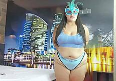 My first time filming this busty amateur milf in casting