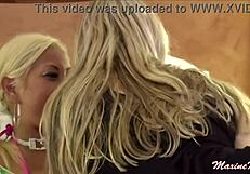 Maxine X's hot milf pussy grinds Ashley Fires' curvy babe in lesbian squirt fest