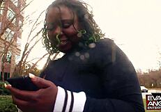 Thick Ghetto Poison Ivy Goddess Takes Monster Cock Outdoors