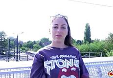 German scout picks up perfect ass Alia Star for first time anal casting fuck session