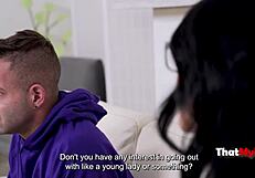 nerdy rtx stepmoms in lingerie seduce with group pussy slaps cheating mature milf wife action in pov