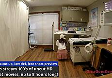 behind scenes at orgasm research inc patient 135 squirts from nurse toy fingering and anal