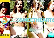 is this tanned babe's cock like a sweet lollipop to suck?