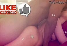 Been ages since this busty milf got airtight, cucking her bf with double penetration fun