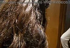 meeting anna polina: french milf deepthroats monster cock in threesome ride