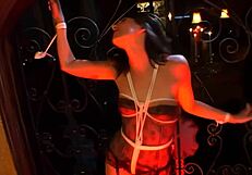 My heart races as cute brunette with stockings rides big cock crushing her big ass