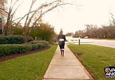 Thick Ghetto Poison Ivy Goddess Takes Monster Cock Outdoors