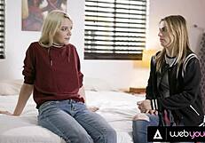 i couldn't believe how kristen scott's pussy tingled scissoring kenna james' petite tits