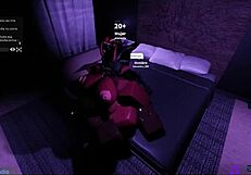 roblox demon roughly assfucks bent succubus with creampie