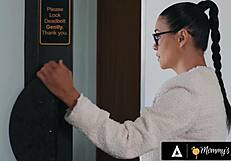 Naughty nicole aria hunts milf boss dana vespoli for that spanking and strapon ride.