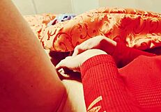 that latina milf fingers her pussy so sexy before dinner hits